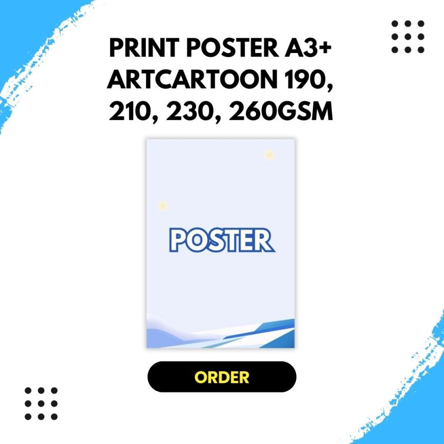 Print Poster A3+ Artcartoon 190, 210, 230, 260gsm
