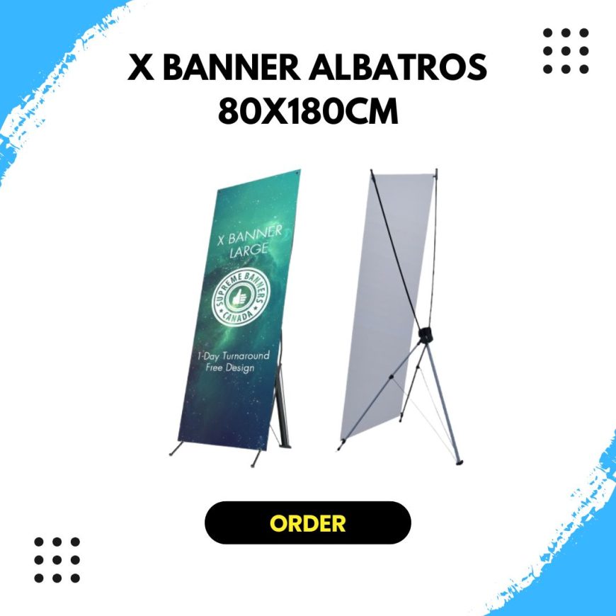 X Banner Albatros 80x180cm